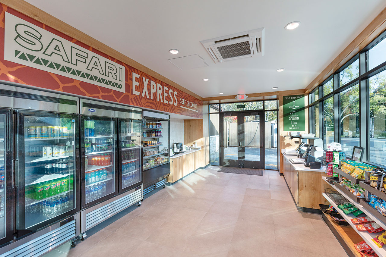 Food court interior