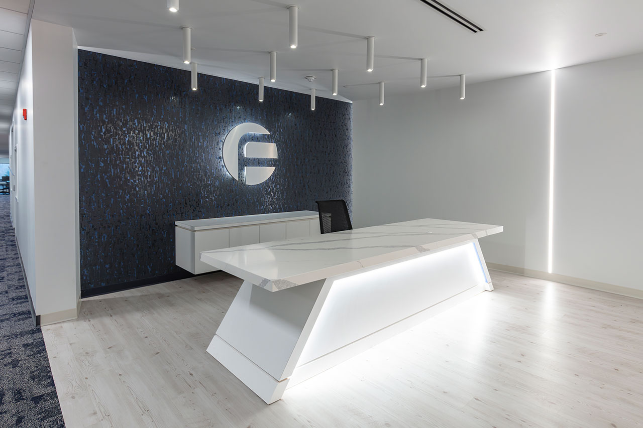 Reception desk
